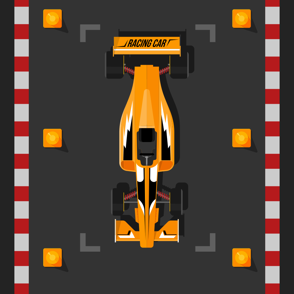 F1 racing car